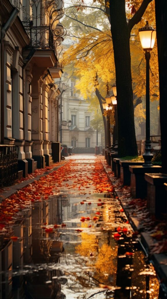 Промпт осень в Санкт-Петербурге - Пример 1