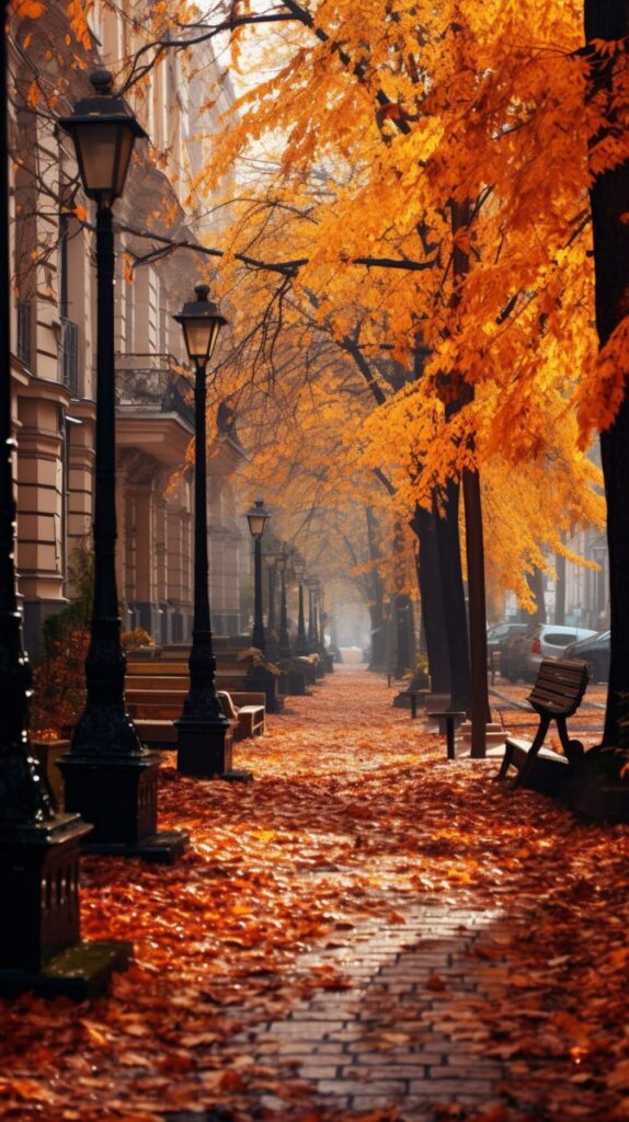 Промпт осень в Санкт-Петербурге - Пример 9