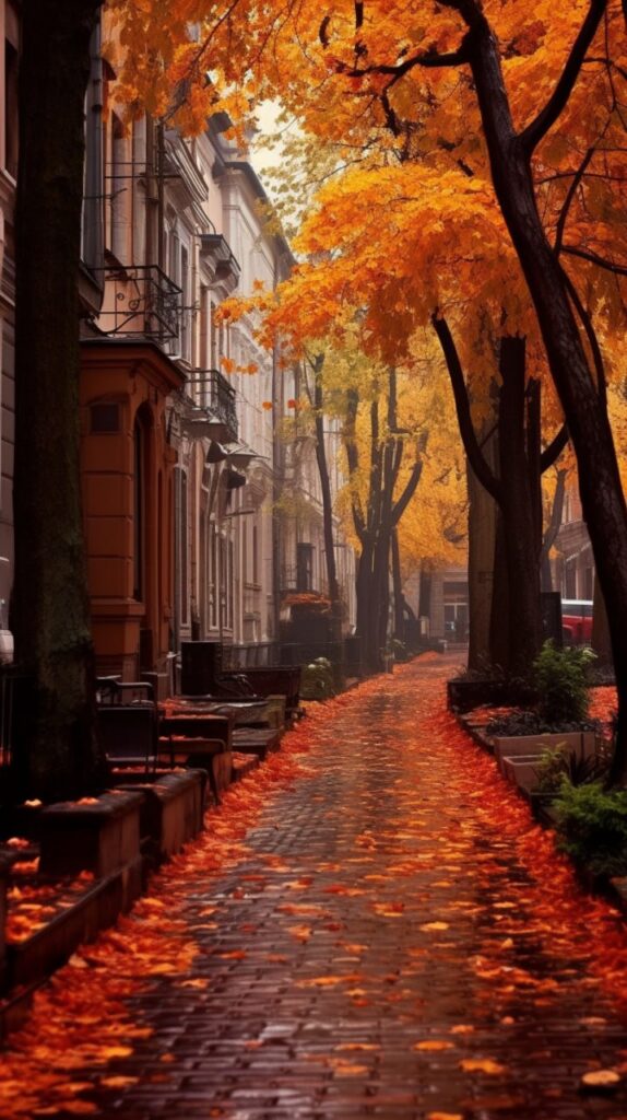 Промпт осень в Санкт-Петербурге - Пример 8