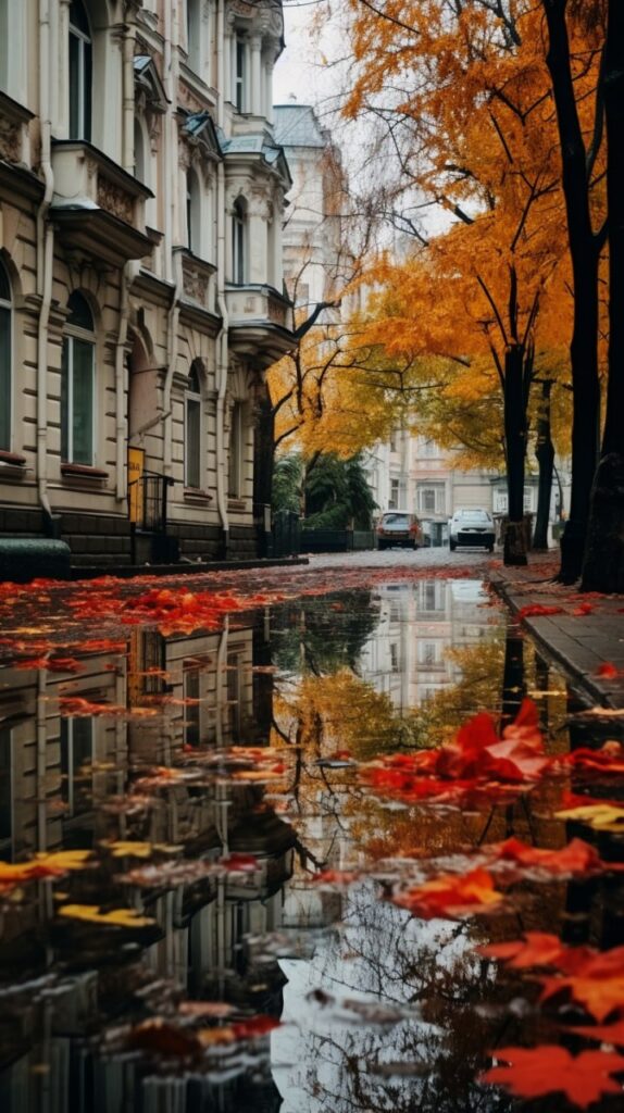 Промпт осень в Санкт-Петербурге - Пример 7