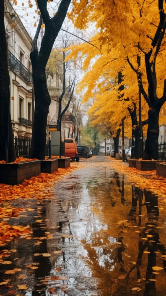 Промпт осень в Санкт-Петербурге - Пример 5