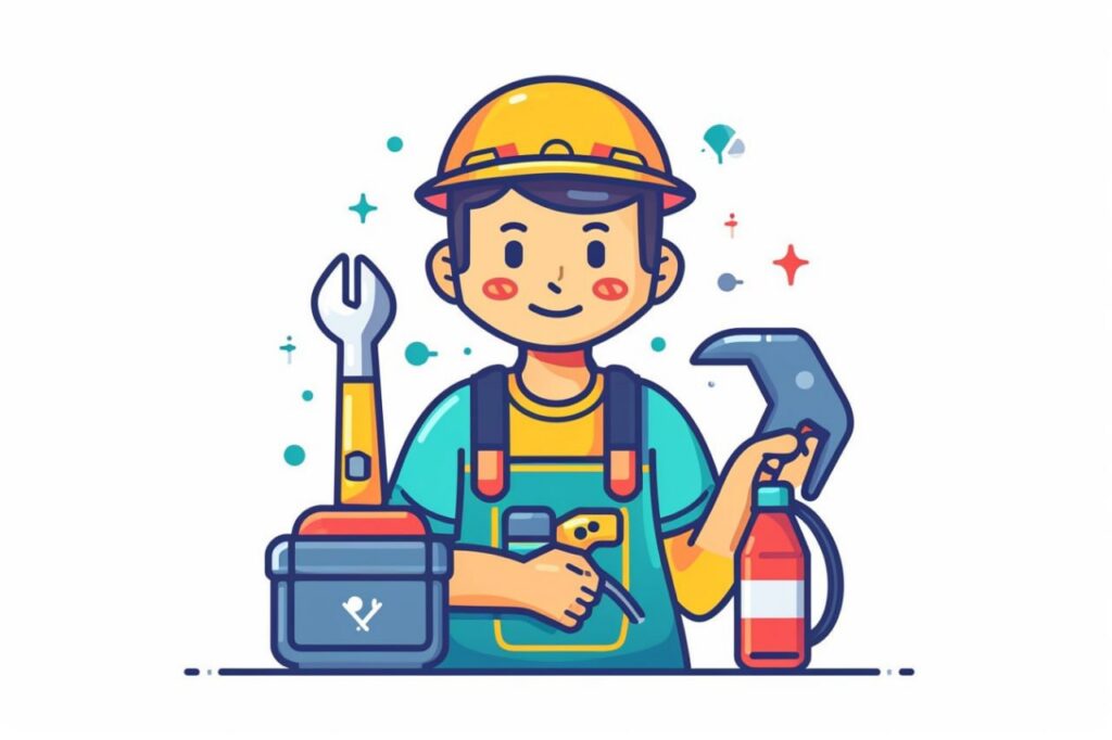 Промпт векторной иллюстрации персонажа - Пример 3