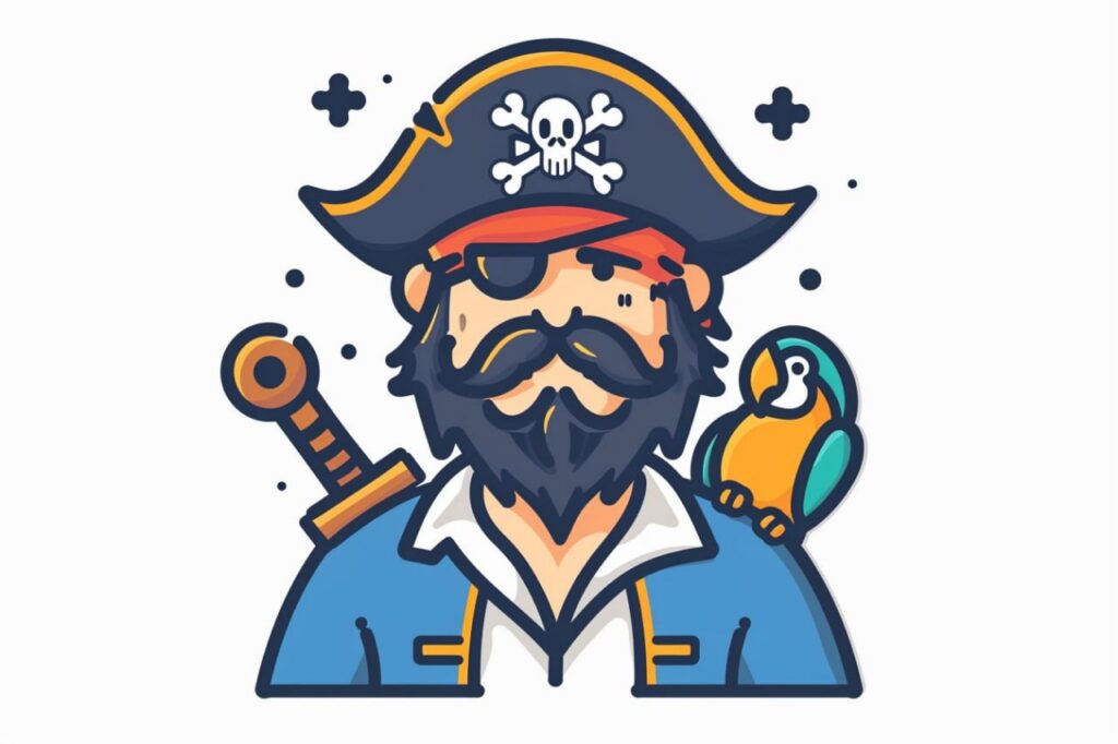 Промпт векторной иллюстрации персонажа - Пример 2