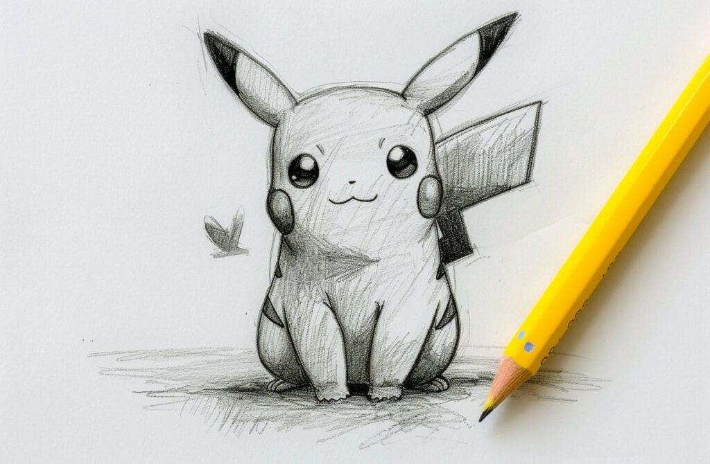 Промпт рисунков карандашом - Пример 1