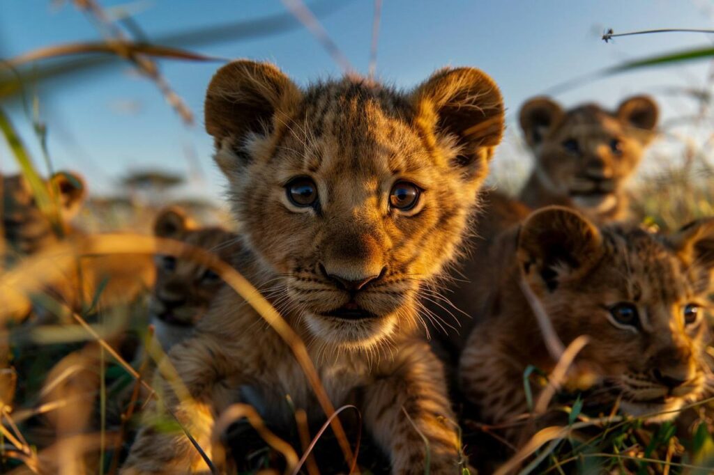 Промпт фотографии дикой природы крупным планом - Пример 1