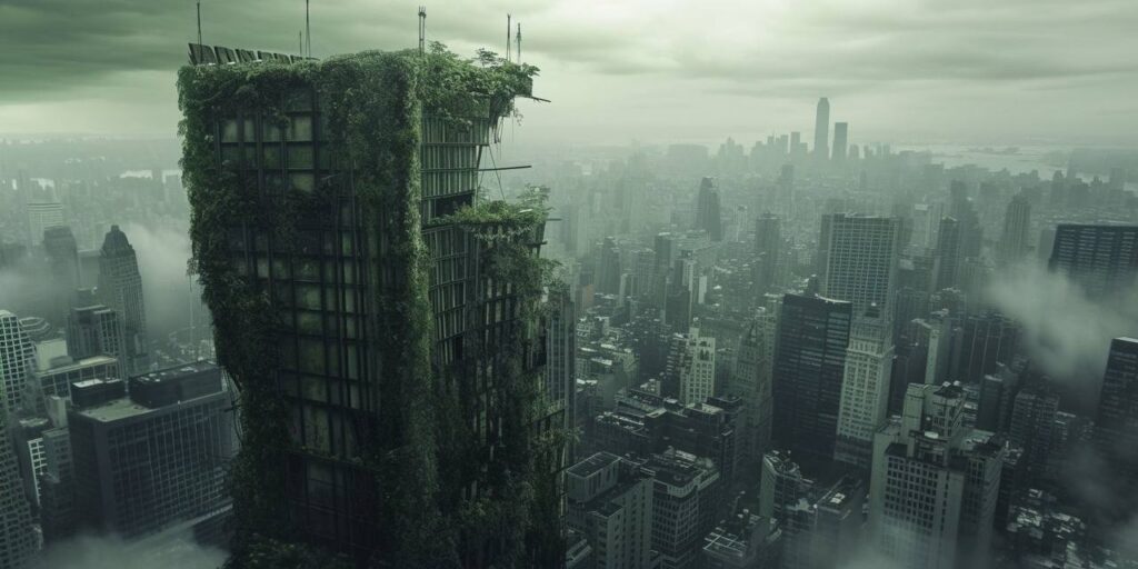 Промпт фотографии апокалиптического мира - Пример 2