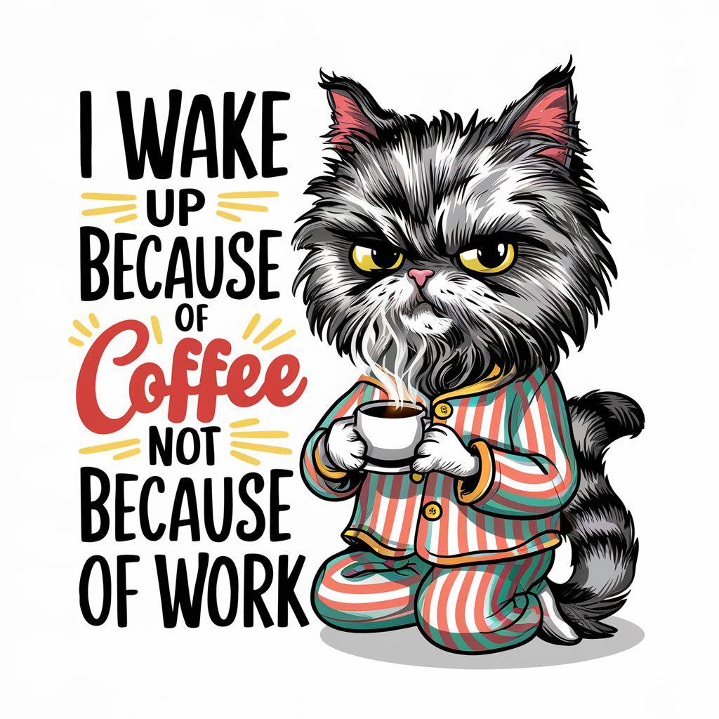 Промпт яркая векторная иллюстрация персидского кота - Пример 1