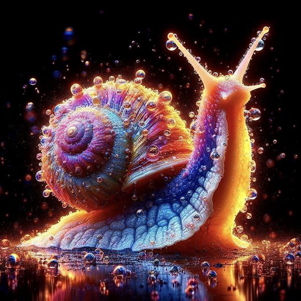 Промпт красочного беспозвоночного - Пример 1