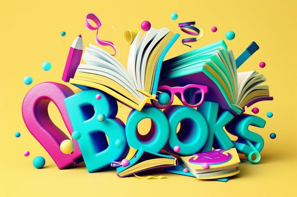 Промпт 3D текст в стиле мультфильма - Пример 1