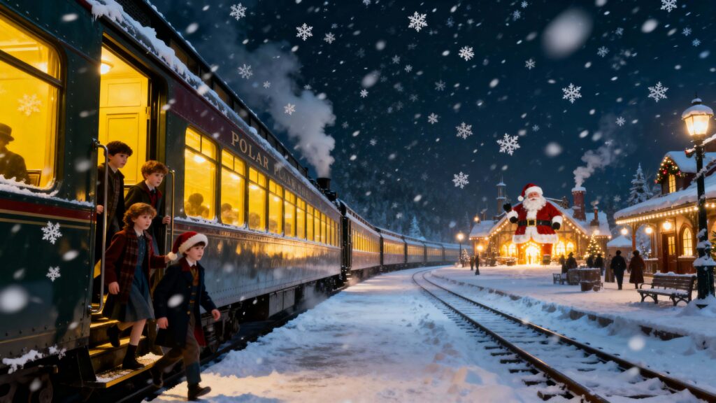 Polar Express Arrival at North Pole - Пример 1