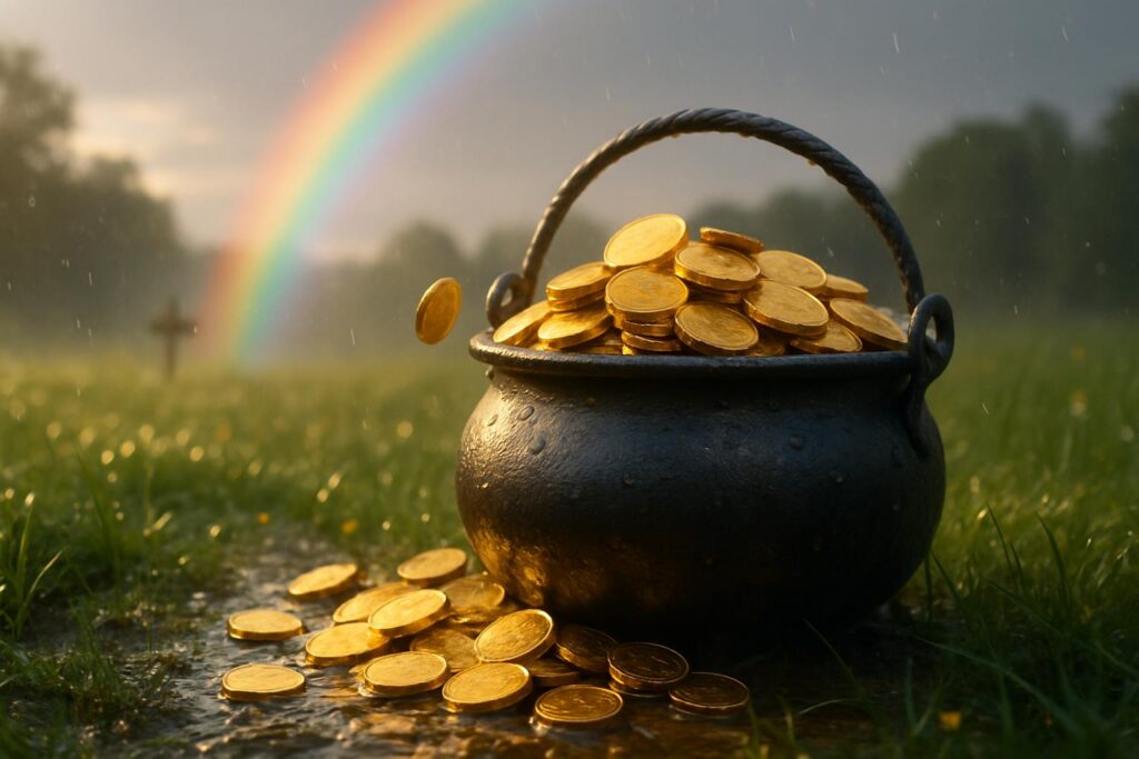 pot of gold at rainbow’s end - Пример 1