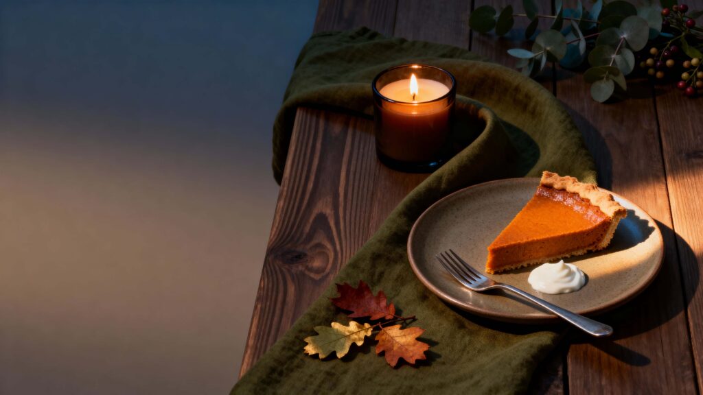 Pumpkin Pie Cozy Dessert Vignette - Пример 1