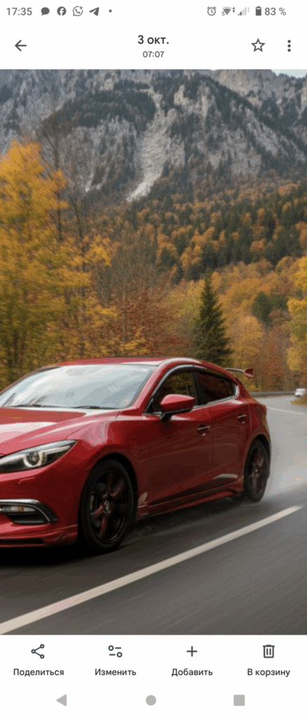 Промпт фотореалистичная модель автомобиля на финише - Пример 1