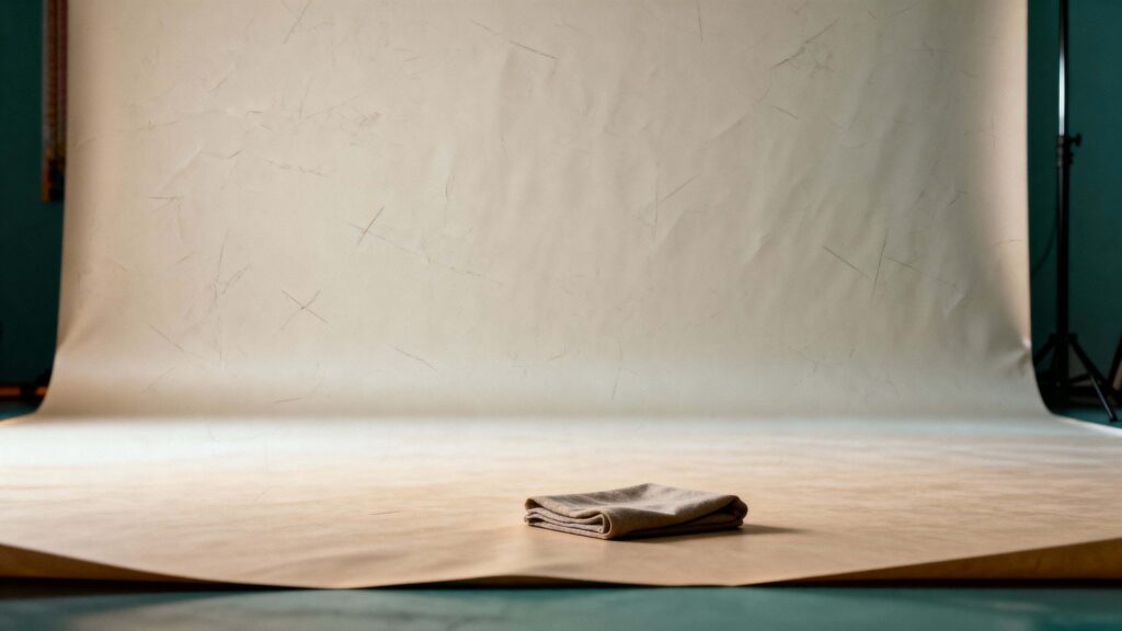 Studio background with depth blur guide - Пример 1