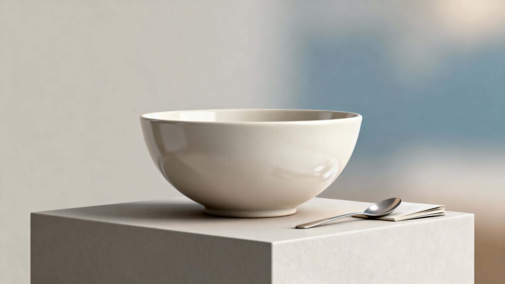 Table-top 3D layout minimal scene - Пример 1