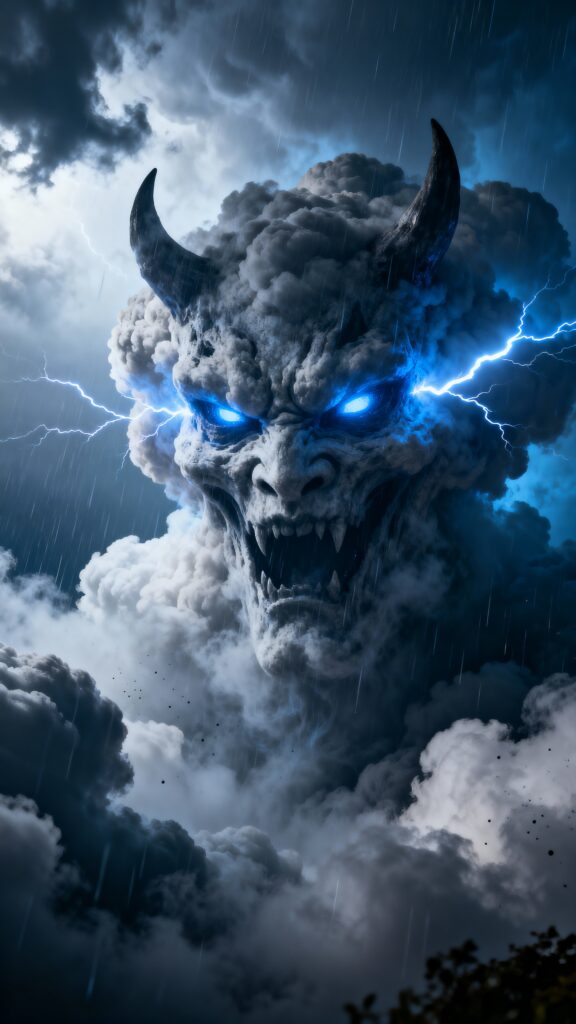 Thunderstorm Demon Face - Пример 1