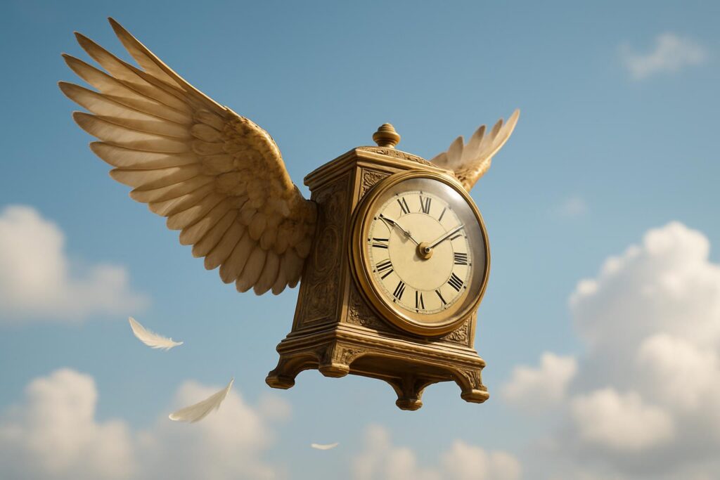 winged vintage timekeeper - Пример 1