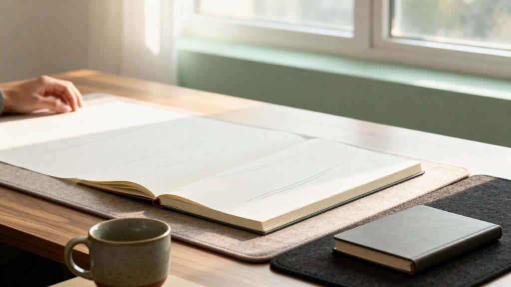 Workspace with Minimal Background Blur - Пример 1