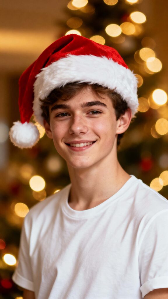 Young Santa Claus portrait smiling - Пример 1