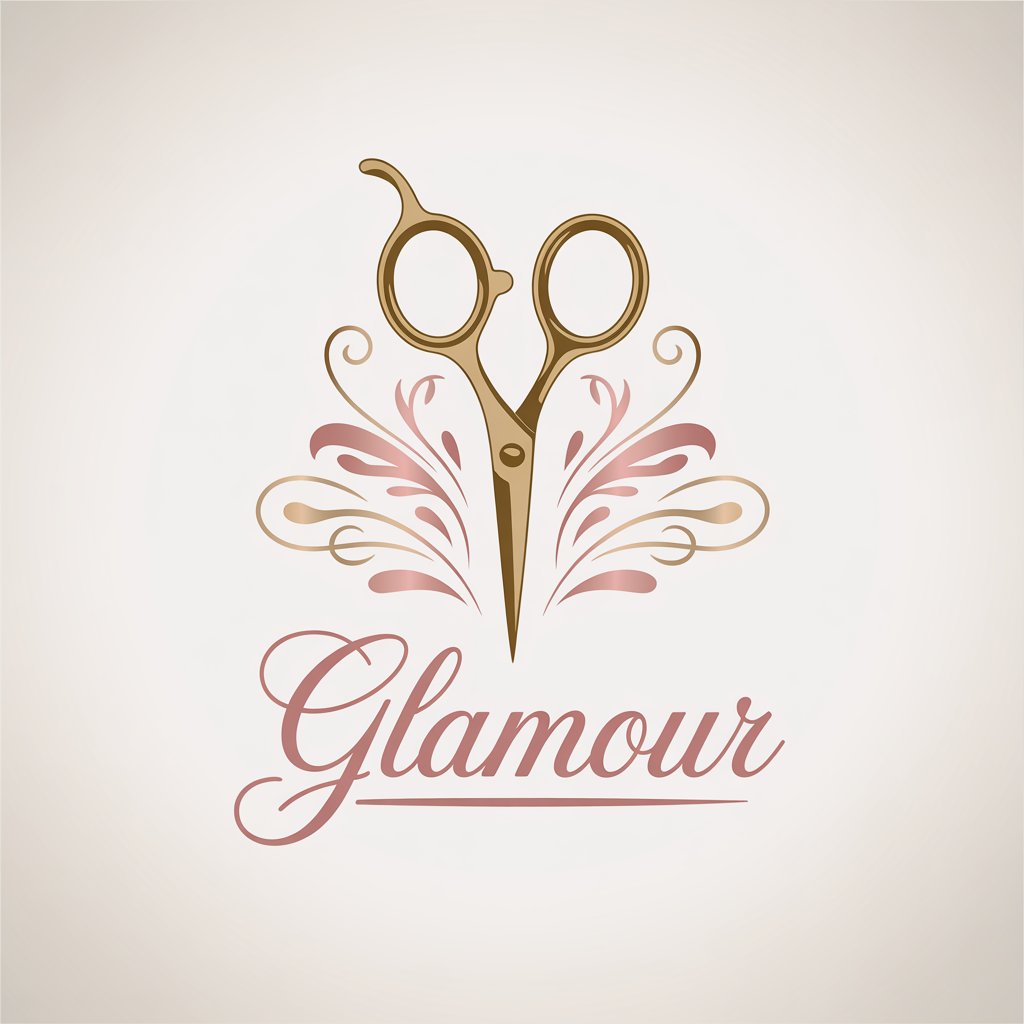 Промт для создания элегантного логотипа салона красоты с ножницами - Пример 3
