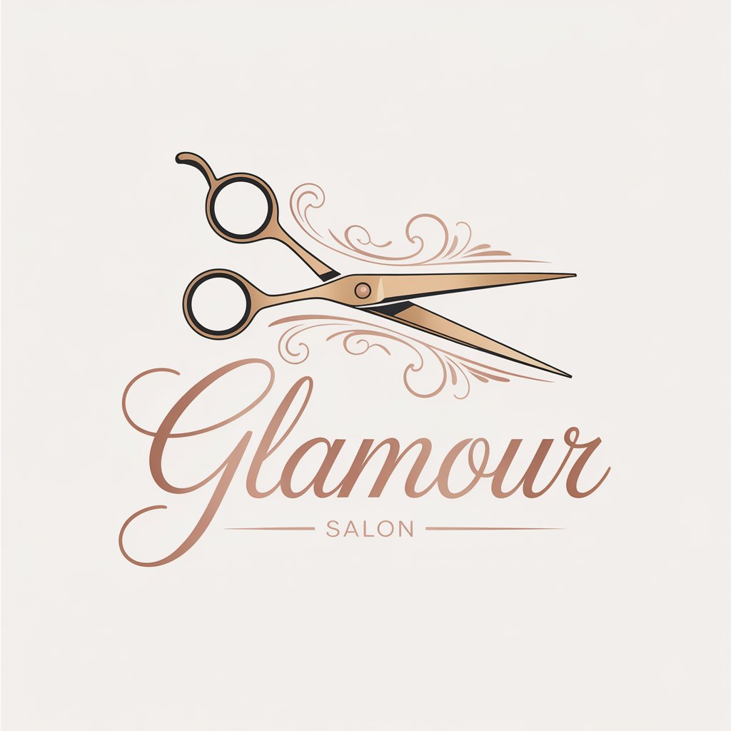 Промт для создания элегантного логотипа салона красоты с ножницами - Пример 1