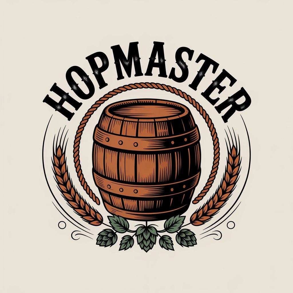 Промт для создания винтажного логотипа крафтовой пивоварни с бочкой - Пример 1