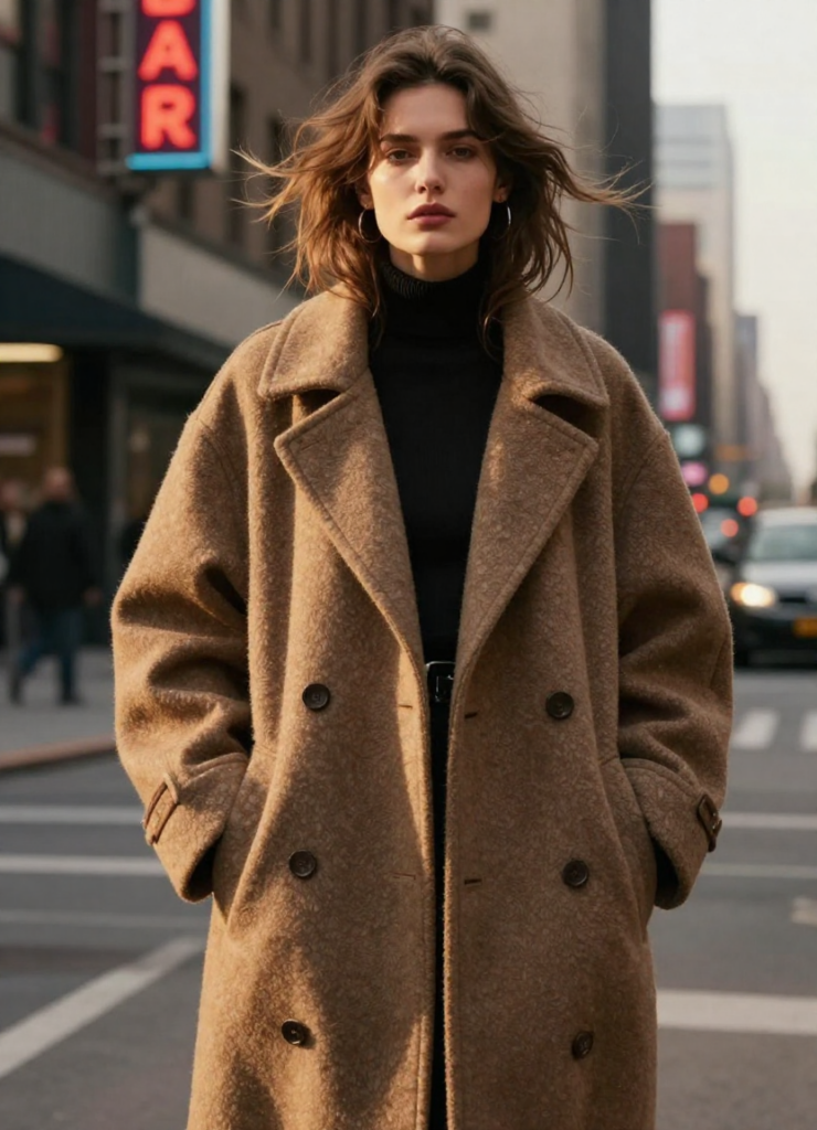 Атмосферный фэшн-портрет в городском стиле - Пример 1