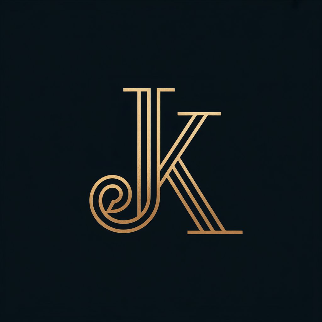 Промт для создания элегантного логотипа-монограммы в стиле ар-деко - Пример 1