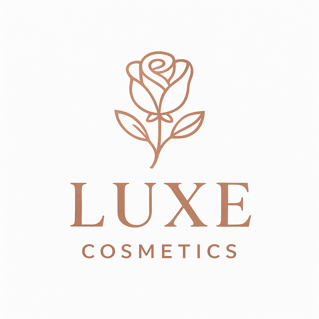 Промт для создания люксового логотипа косметического бренда с розой - Пример 1