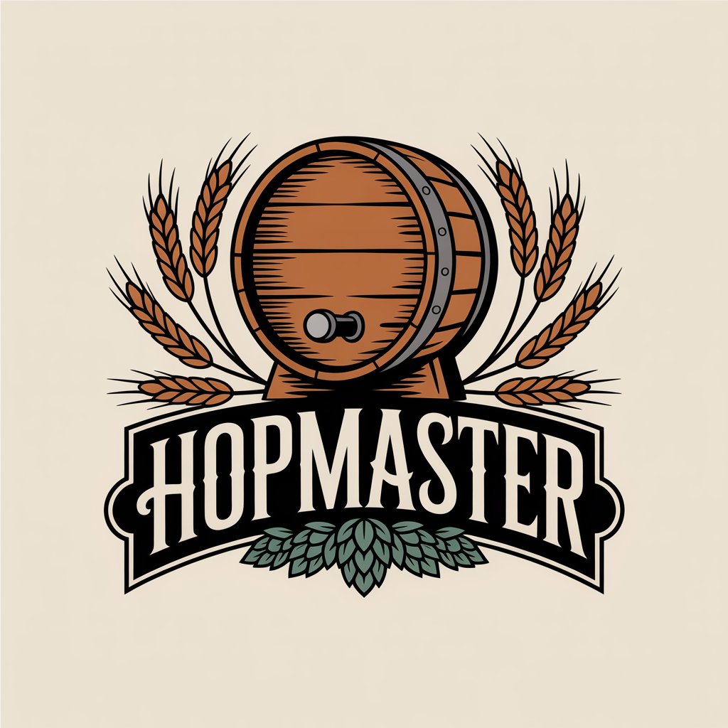 Промт для создания винтажного логотипа крафтовой пивоварни с бочкой - Пример 2