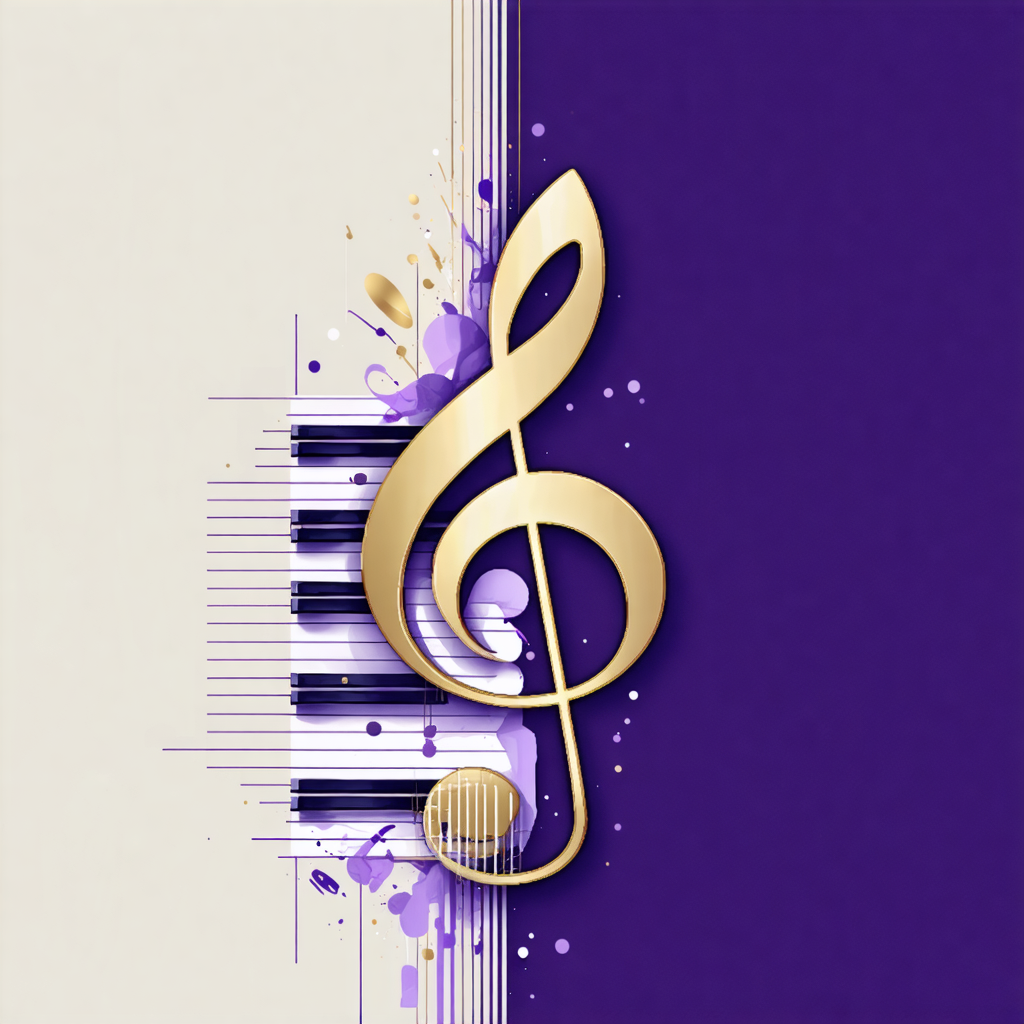 Промт для создания креативного логотипа музыкальной школы - Пример 1
