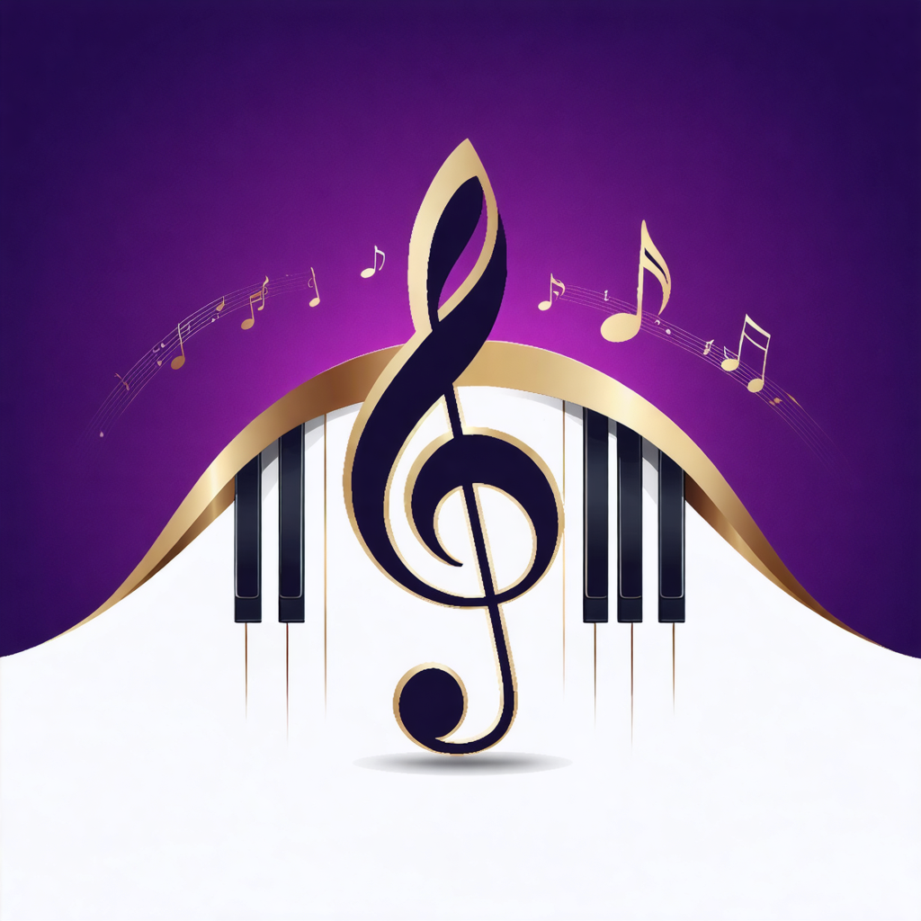 Промт для создания креативного логотипа музыкальной школы - Пример 2