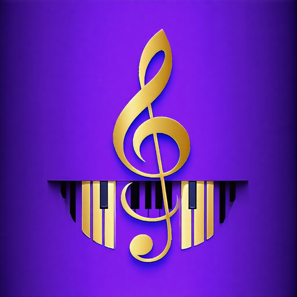 Промт для создания креативного логотипа музыкальной школы - Пример 4