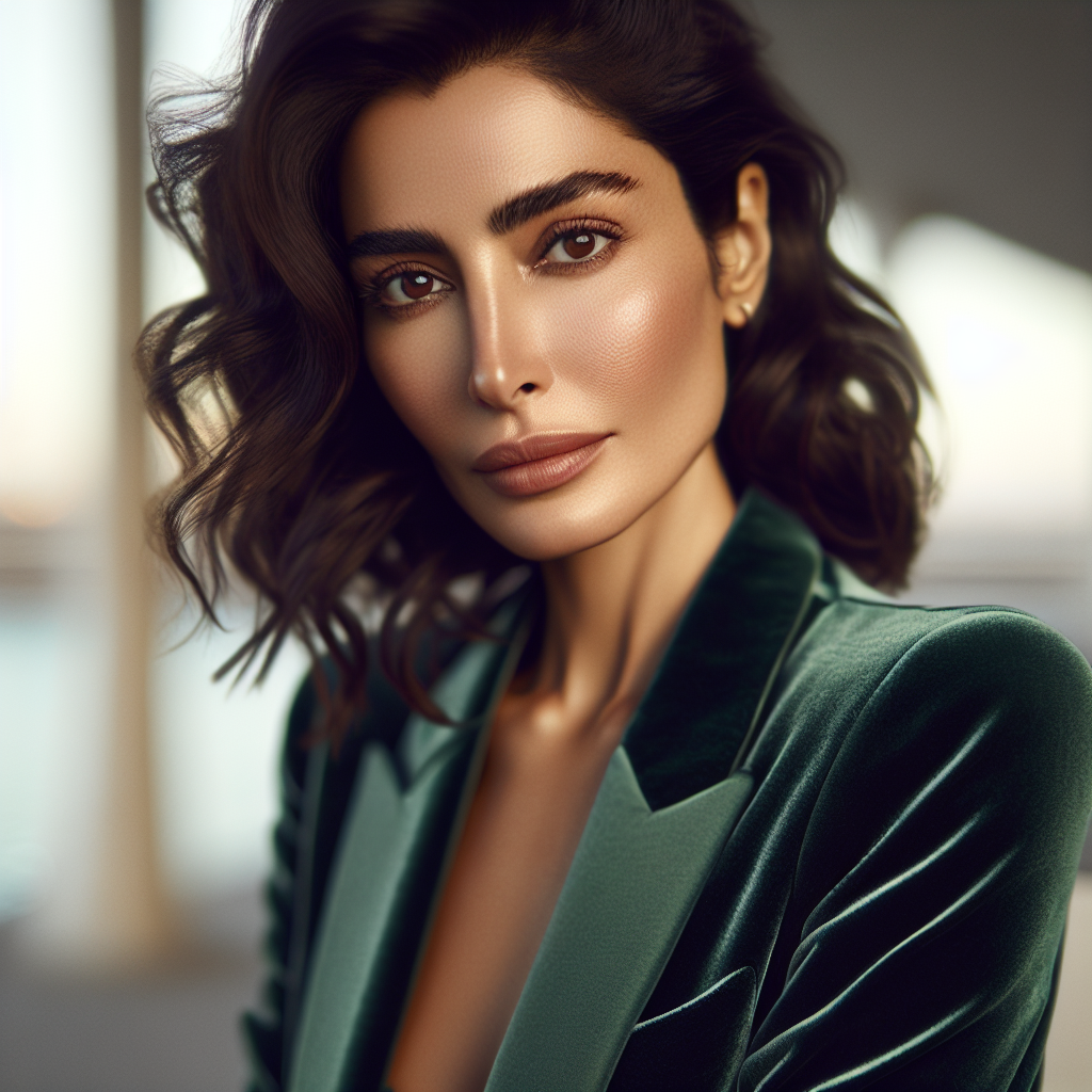 Фотореалистичный fashion-портрет женщины