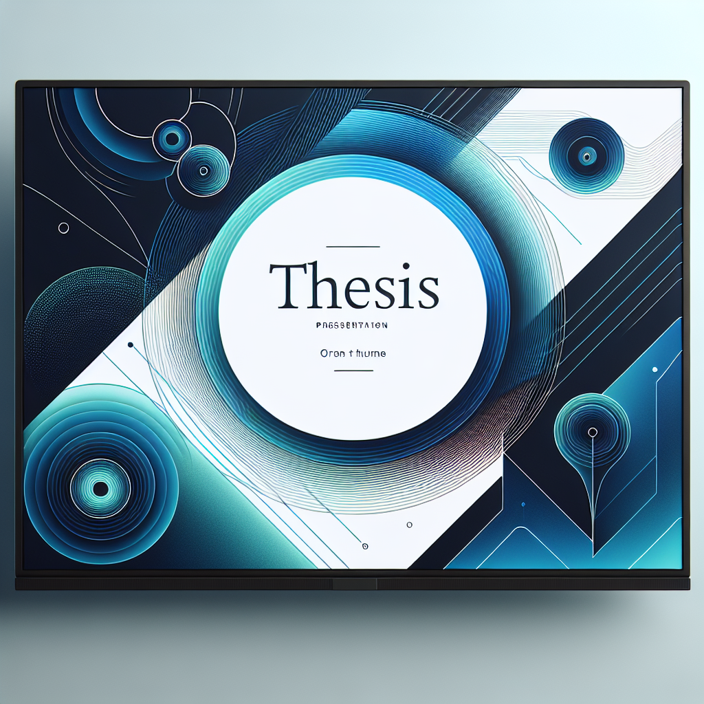 Обложка для презентации - Пример 1