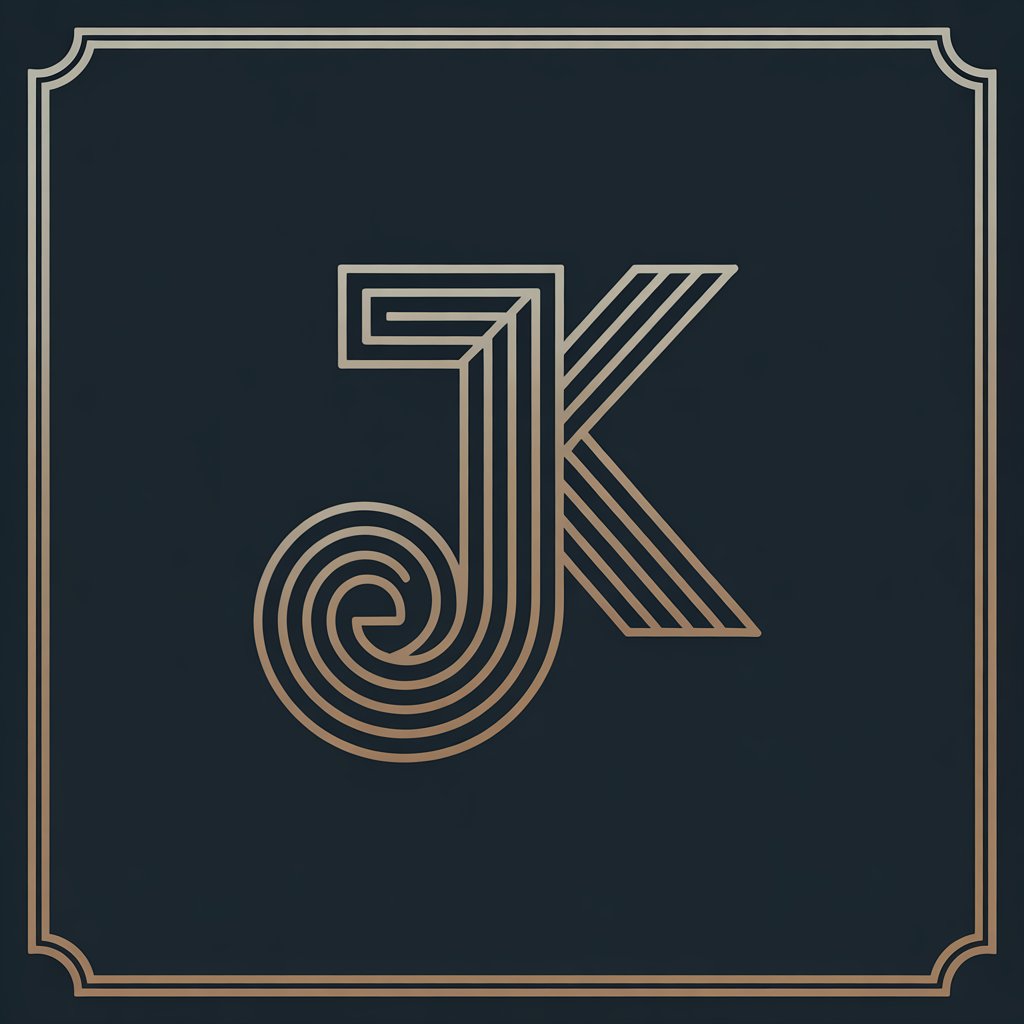 Промт для создания элегантного логотипа-монограммы в стиле ар-деко - Пример 4