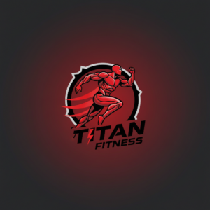 Промт для создания динамичного логотипа фитнес-клуба с фигурой атлета