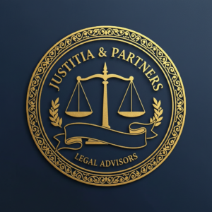 Промт для создания строгого логотипа юридической фирмы с весами правосудия