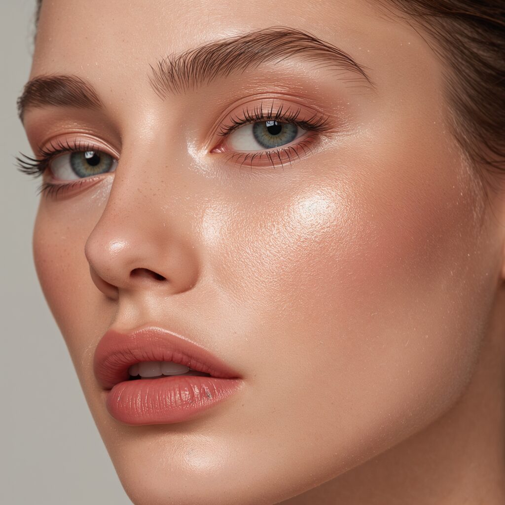 Бьюти-портрет с эффектом сияющей кожи - Пример 1