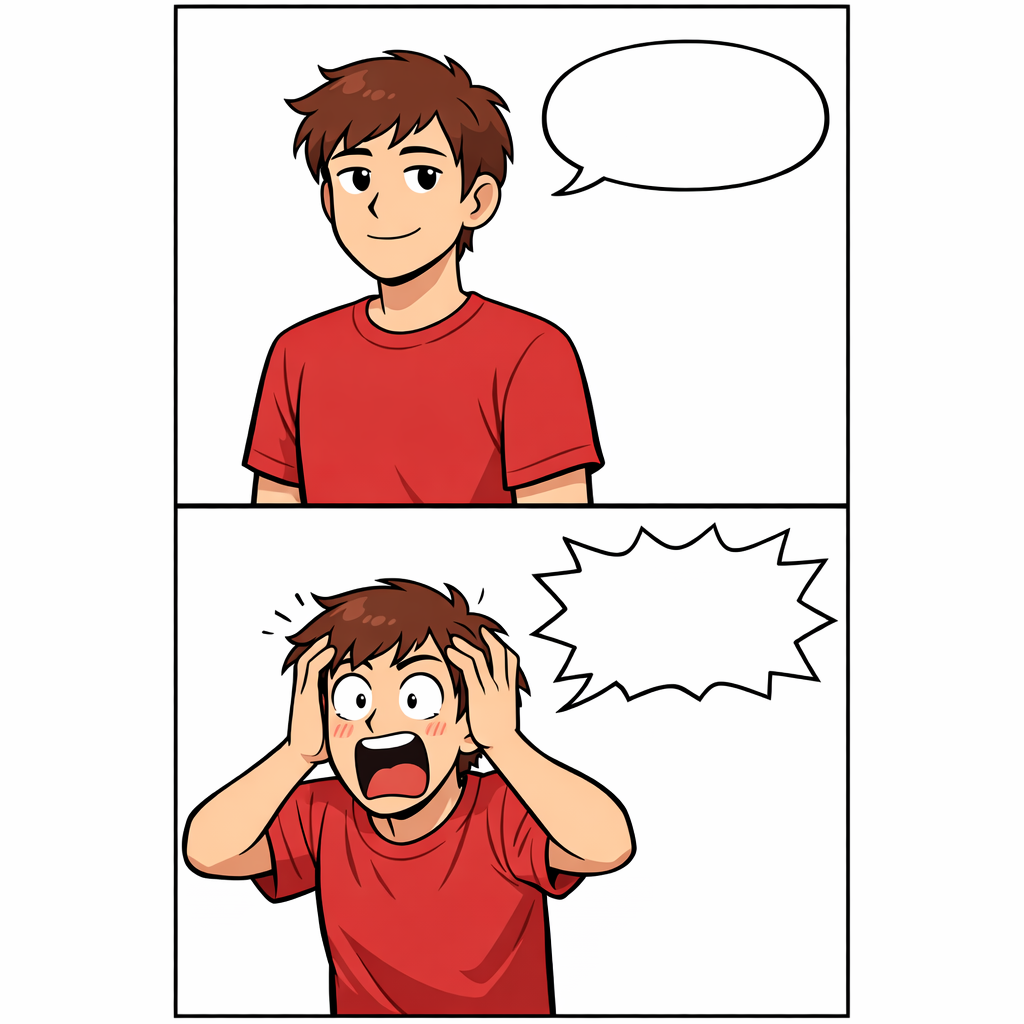 Шаблон для создания мемов с реакциями