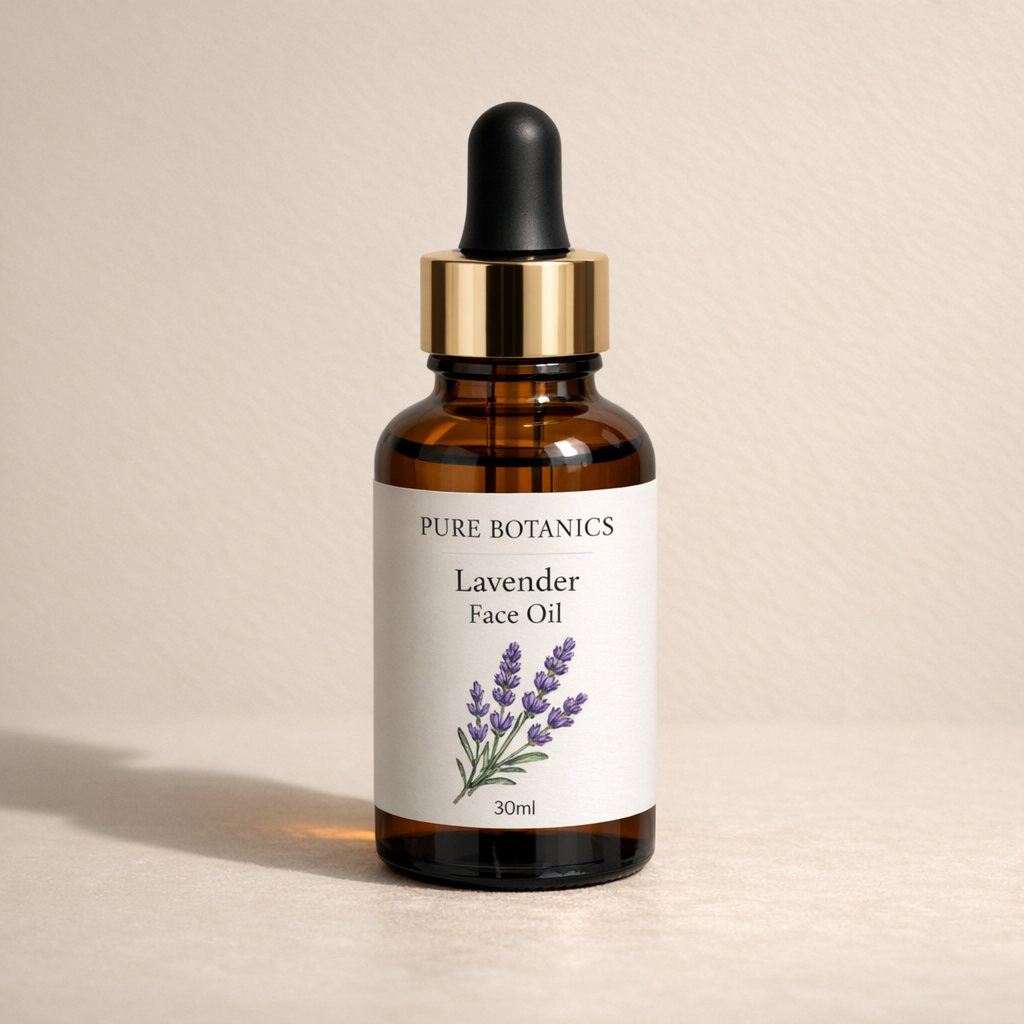 Мокап упаковки органической косметики с лавандой