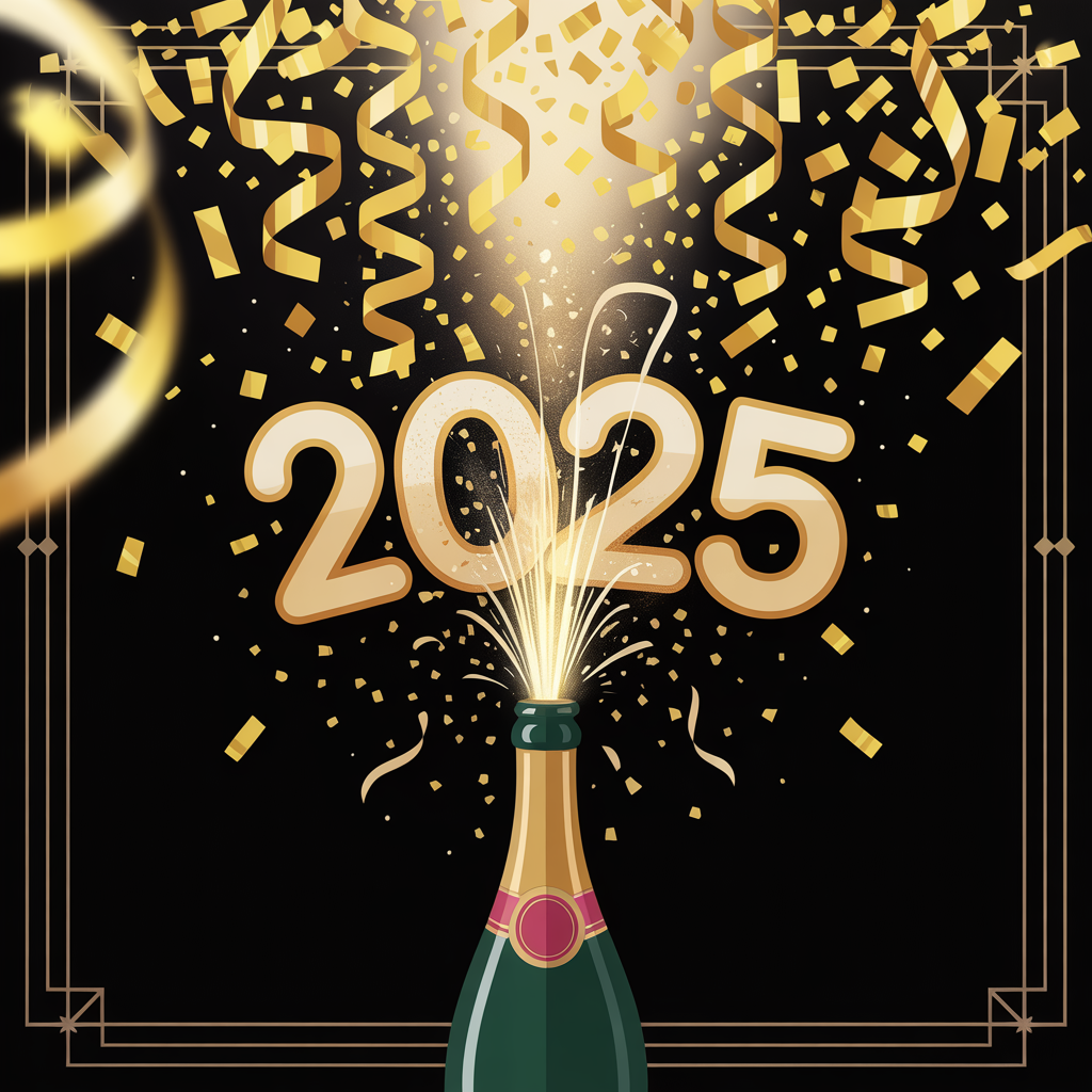 Вертикальный новогодний фон 2025 для сторис Инстаграм