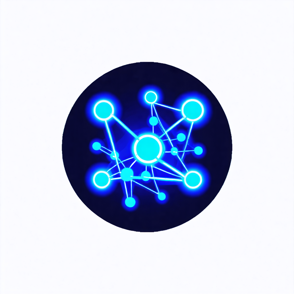 Промт для создания футуристичного логотипа IT-стартапа с нейросетью - Пример 1