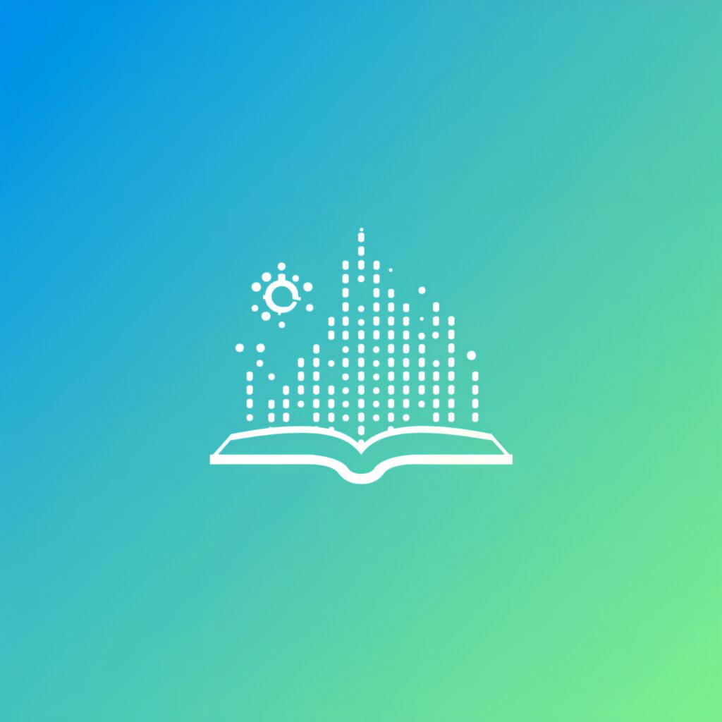 Промт для создания логотипа онлайн-платформы образования с книгой - Пример 1