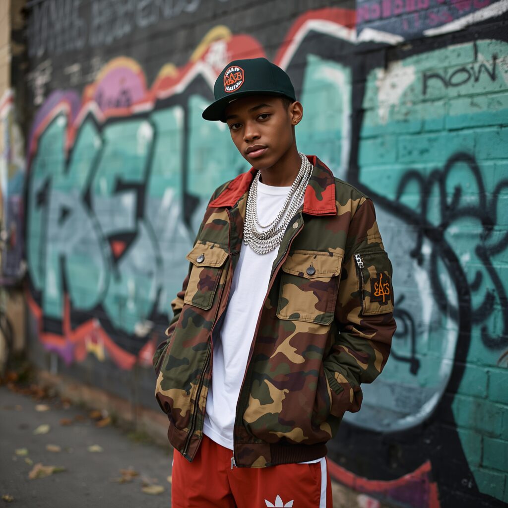 Мужской стритстайл-портрет в городской среде - Пример 1