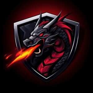 Промт для создания эпичного логотипа киберспортивной команды с драконом