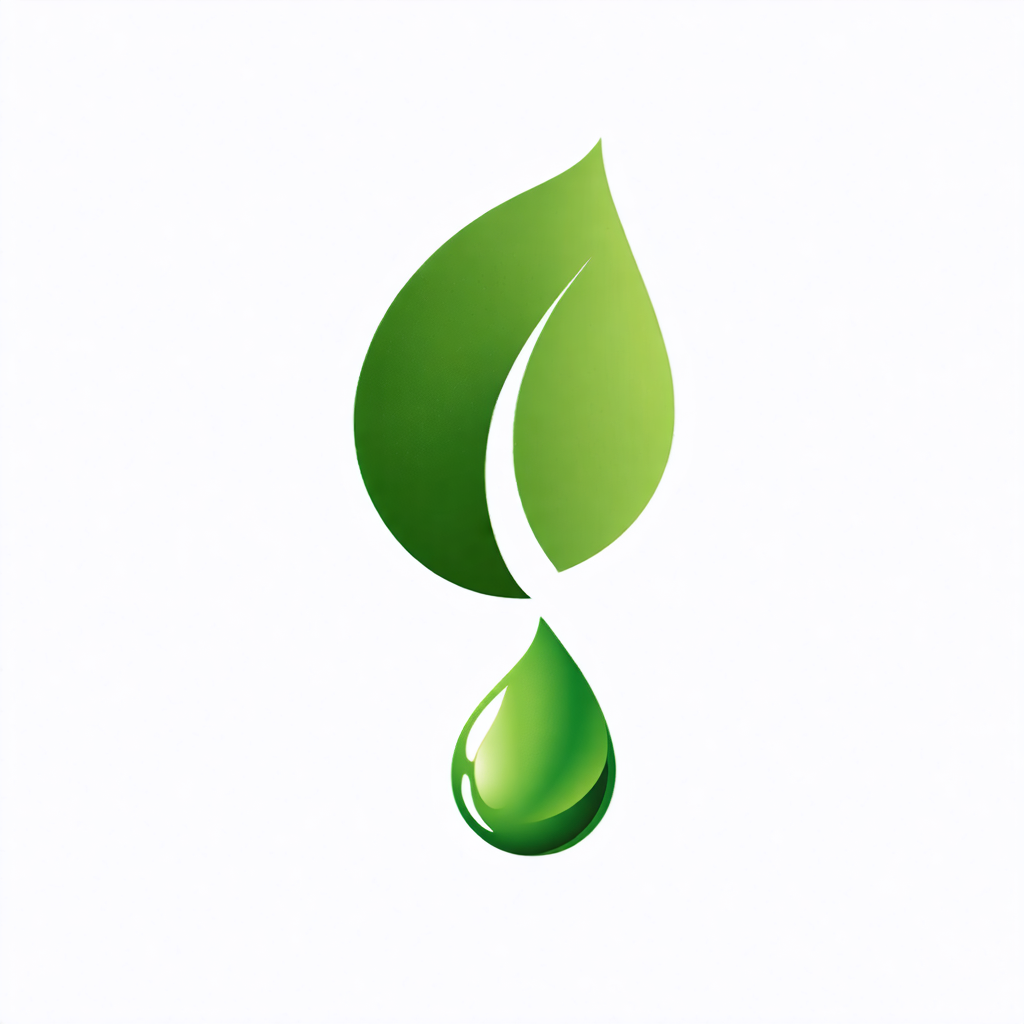 Промт для создания минималистичного логотипа бренда органических продуктов - Пример 1